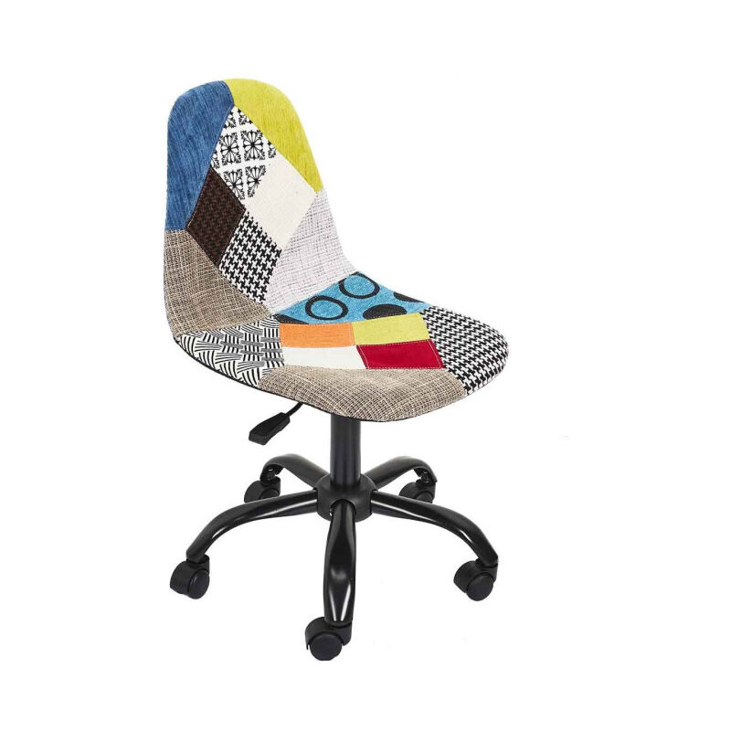 Chaise de Bureau "Patchwork" 78-91cm Multicolore