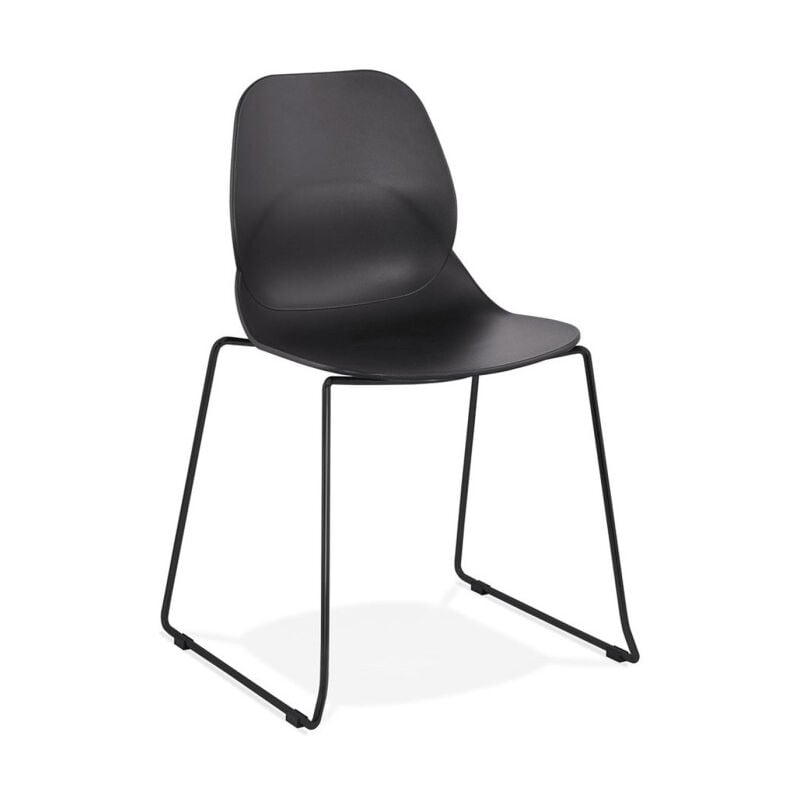 Chaise Design olganic 85cm Noir - Paris Prix