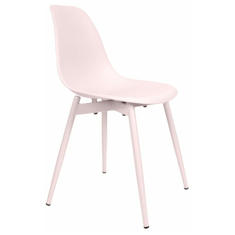 paris prix - chaise enfant design lina 58cm rose