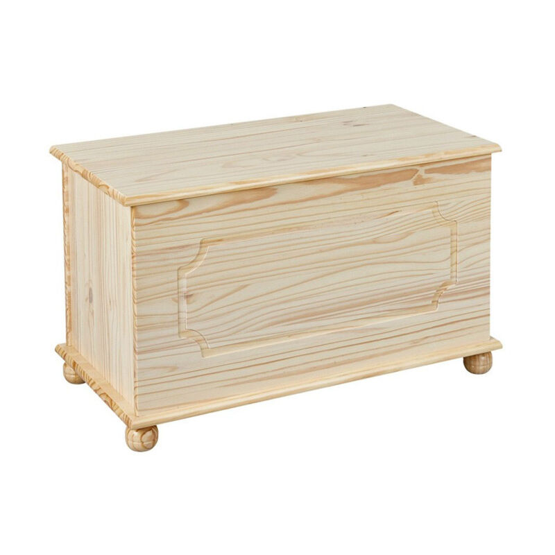 Coffre à Jouets en Bois Massif 'Allan' 89cm Naturel