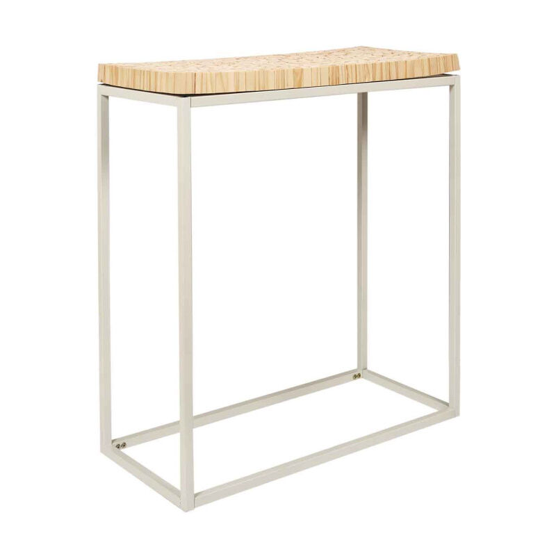 Paris Prix - Console en Bois 'Rondin' 84cm Naturel