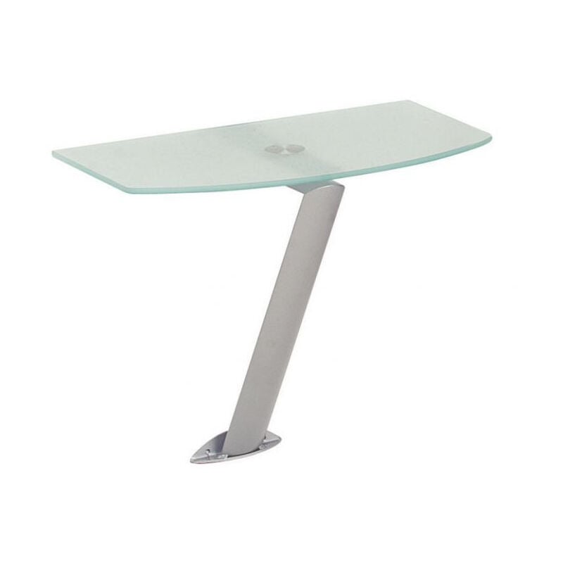Paris Prix - Console Murale Design 'Isée' 50cm Transparent