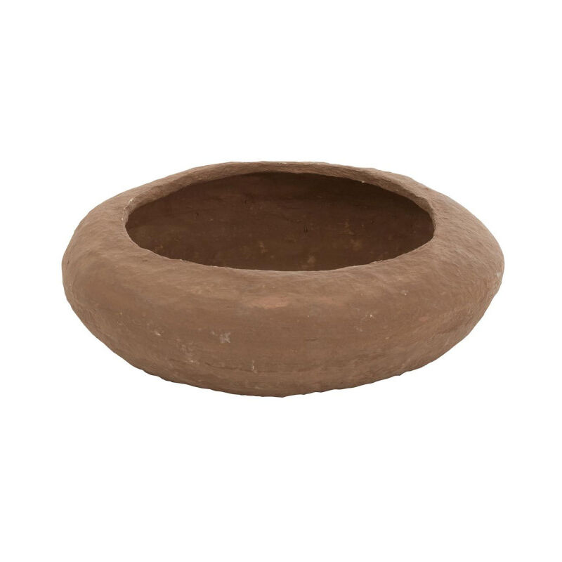 Paris Prix - Coupelle Déco 'Papier Mâché' 40cm Marron