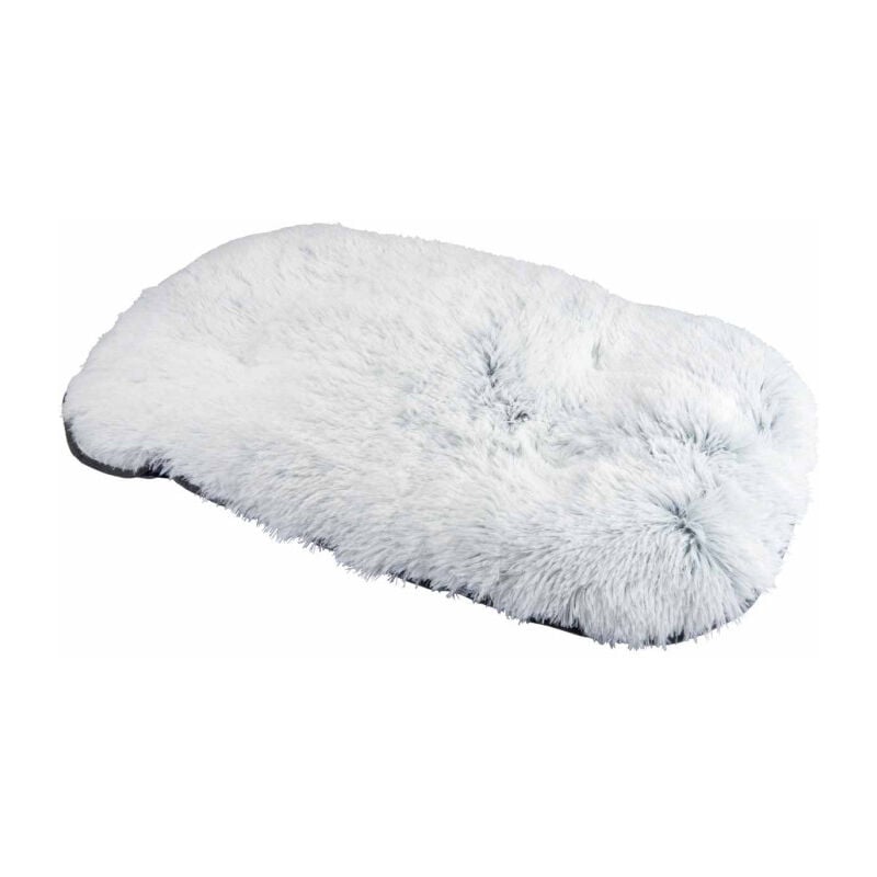 Paris Prix - Coussin pour Chien & Chat 'Fluffy' 107cm Blanc Chiné