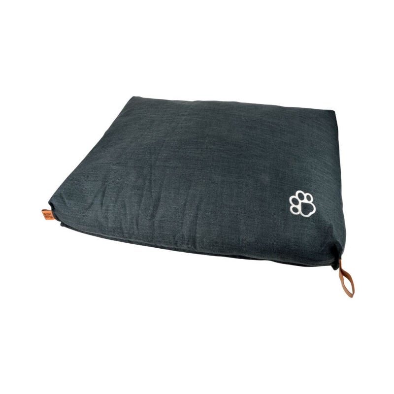 Coussin Rectangle Chien & Chat 'City' 80cm Anthracite