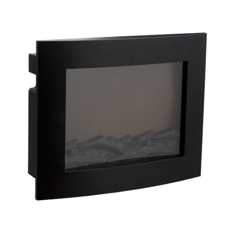 Paris Prix - Décoration Lumineuse led 'Cheminée' 50cm Noir