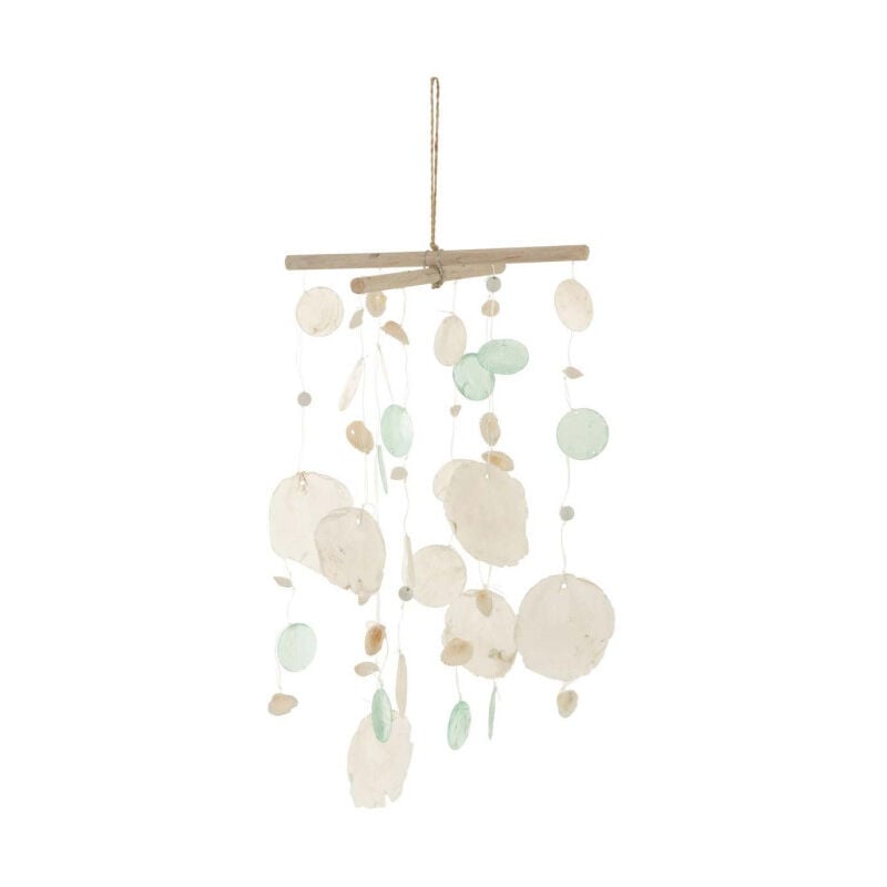 Paris Prix - Décoration à Suspendre 'Mobile Coquillage' 40cm Bleu