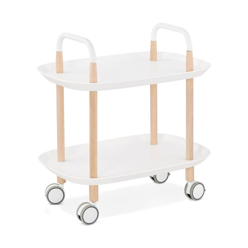 Paris Prix - Desserte de Cuisine Design 'Ariel' 59cm Blanc