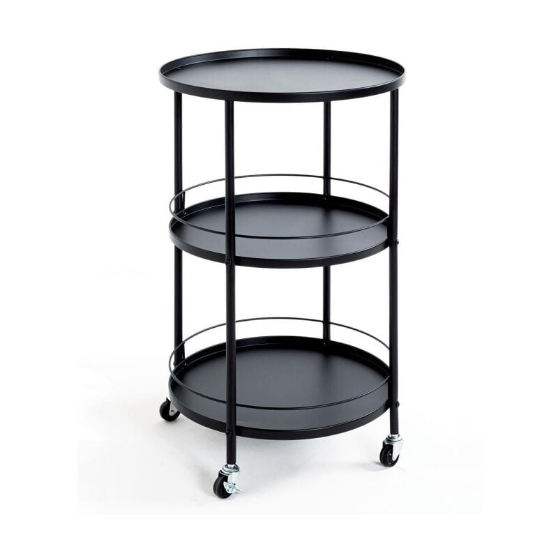 Desserte de Cuisine Design "Baro" 75cm Noir