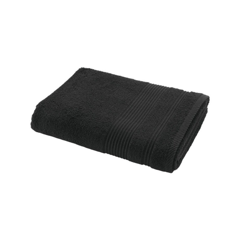 Drap de Douche 'Tendresse' 70x130cm Noir