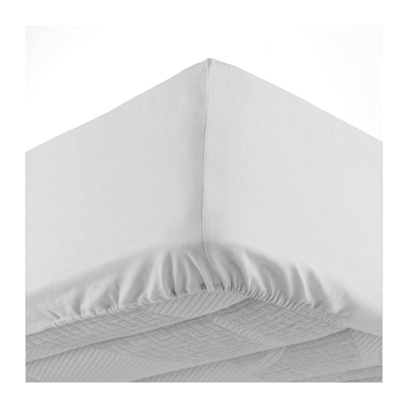 Drap Housse "Lina" 140x190cm White Drap Housse "Lina" 140x190cm White