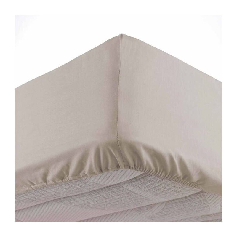 Drap Housse Microfibre 'Oscar' 90x190cm Naturel Drap Housse Microfibre 'Oscar' 90x190cm Naturel