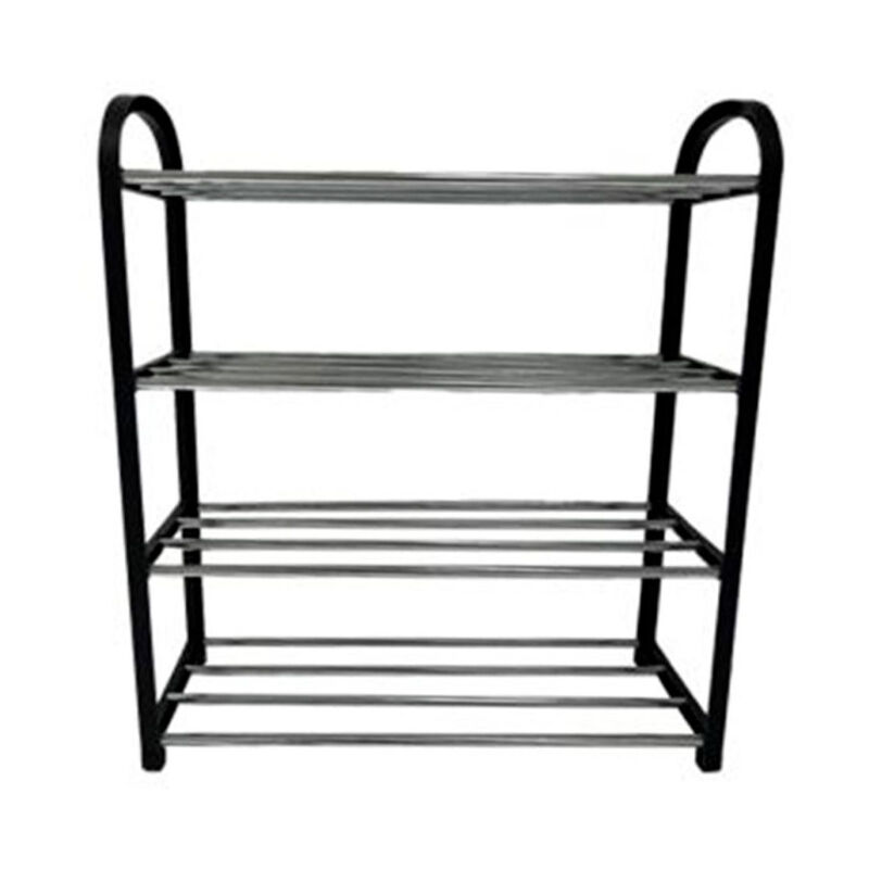 Paris Prix - tagère à Chaussures '4 Niveaux' 62cm Noir