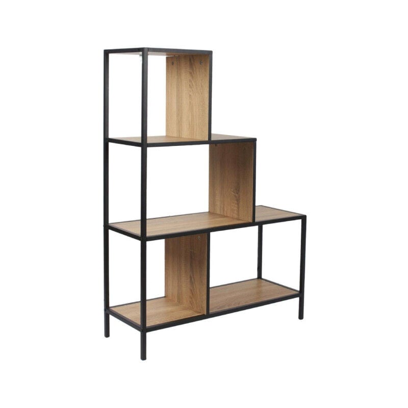 Paris Prix - tagère Escalier 'Edison' 112cm Noir