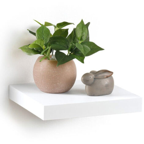 Paris Prix - étagère Murale Design flottante 25cm Blanc