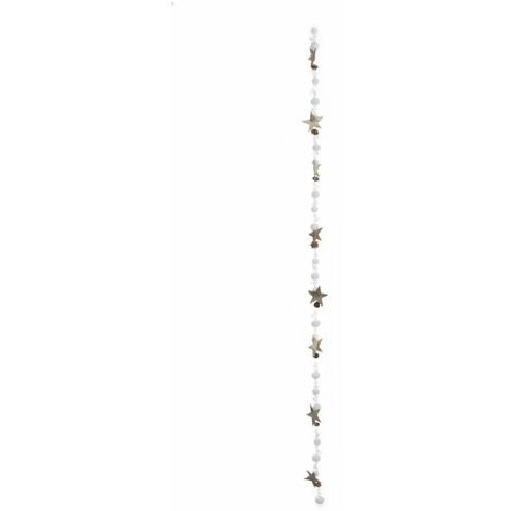 Paris Prix - Guirlande De Noël Bois marron Glacé 140cm Naturel