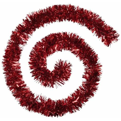 Paris Prix - Guirlande De Noël Déco maison 200cm Rouge