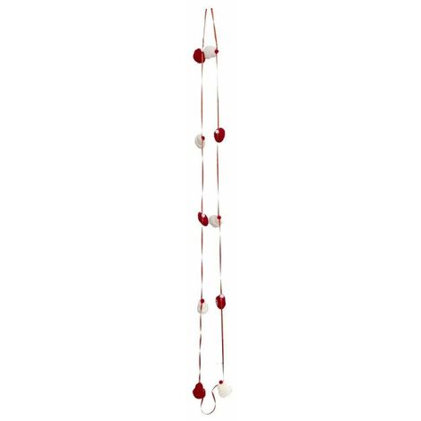 Paris Prix - Guirlande De Noël délices Des Fêtes 3x200cm Rouge