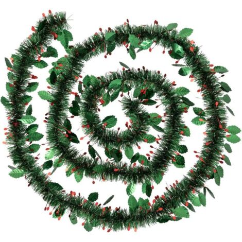Paris Prix - Guirlande De Noël houx 270cm Vert