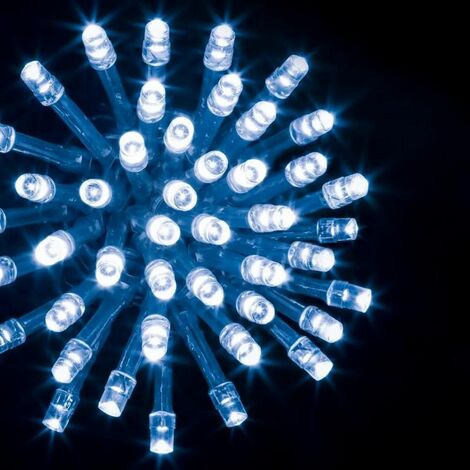 Paris Prix - Guirlande De Noël Lumineuse timer 50m Bleu