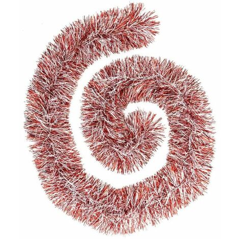 Paris Prix - Guirlande De Noël maison 200cm Rouge & Blanc