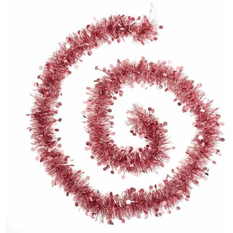 Paris Prix - Guirlande De Noël Pois colorama 200cm Rose