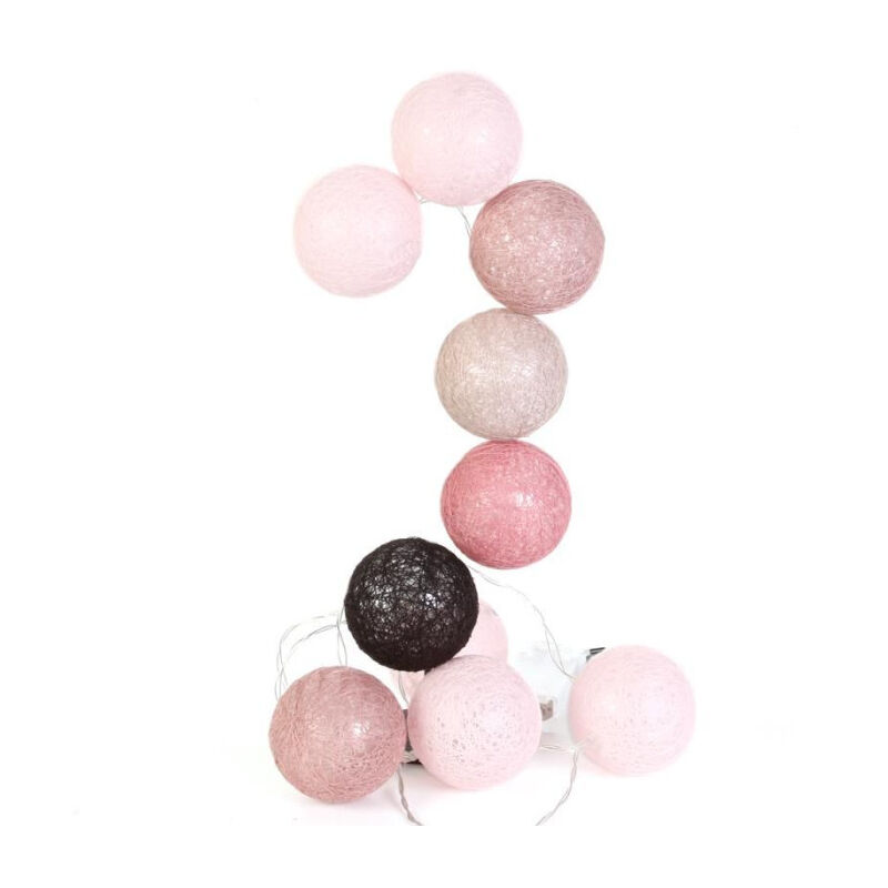 Guirlande Lumineuse à Led '10 Boules' 175cm Taupe