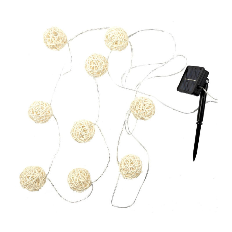 Guirlande Lumineuse 'Solaire' 165cm Beige