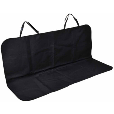 Paris Prix – Housse de protection pour chien banquette arrière 140cm – Polyester noir – Protection efficace contre salissures et déchirures