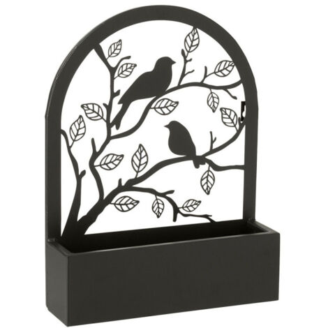 Plaque murale décorative surdimensionnée en bois avec motif oiseau