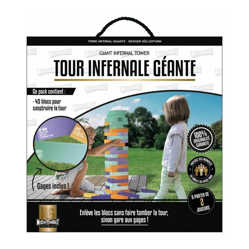 Paris Prix - Jeu De La Tour Infernale géante 19cm Multicolore