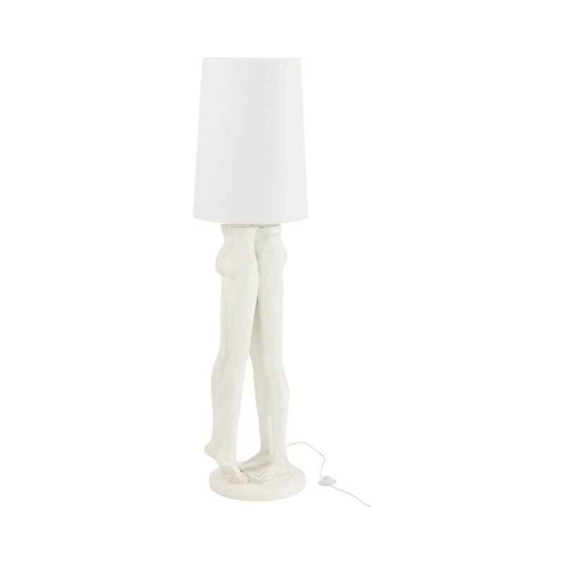 Lampadaire Design 'Couple' 155cm Blanc
