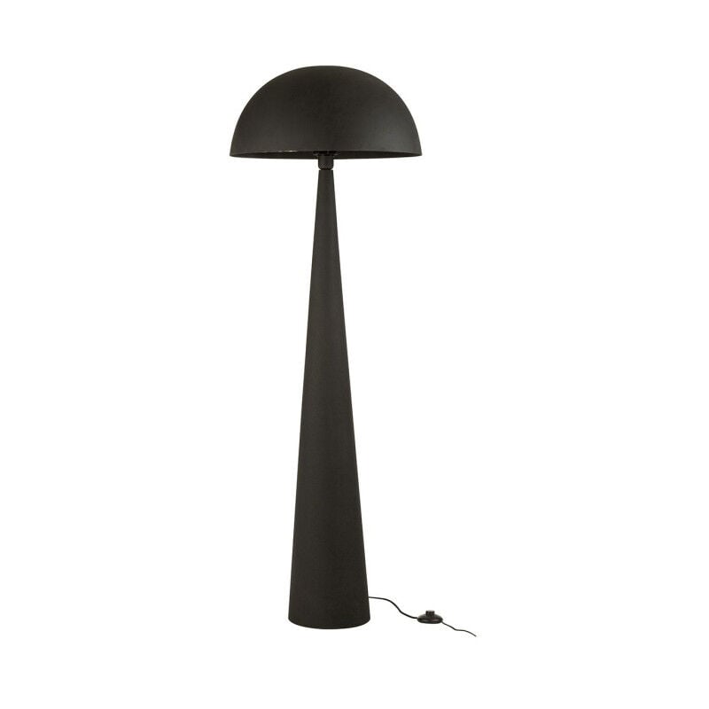 Lampadaire en Métal 'Champignon' 148cm Noir