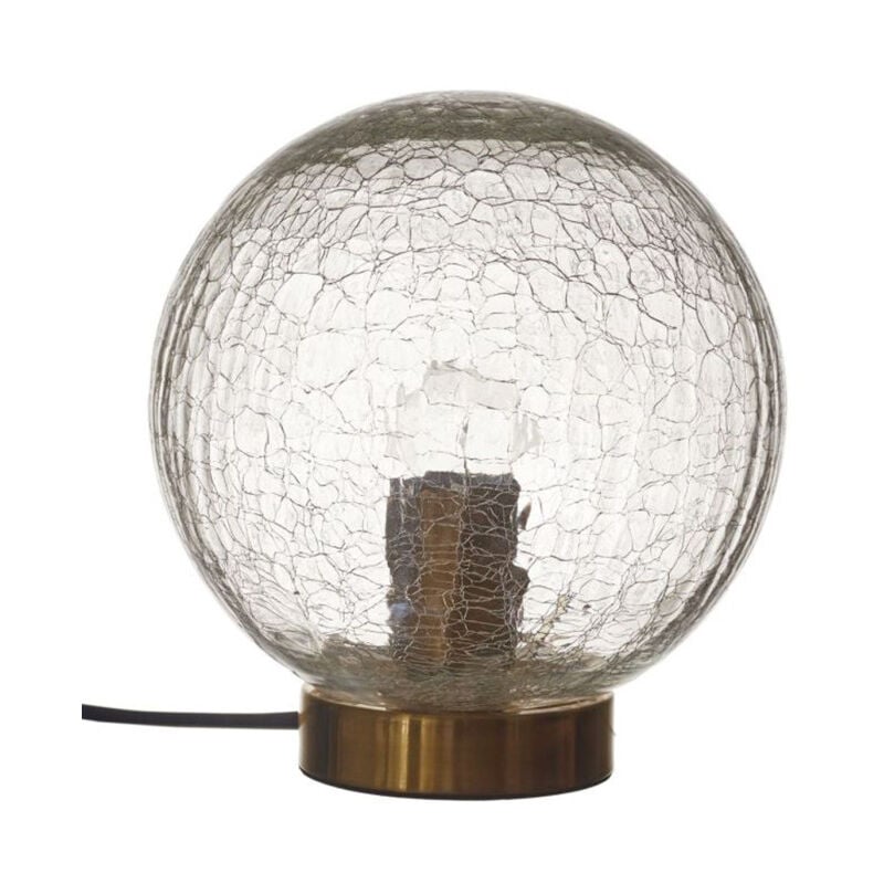 Lampe à Poser Boule 'Lounge' 22cm Transparent