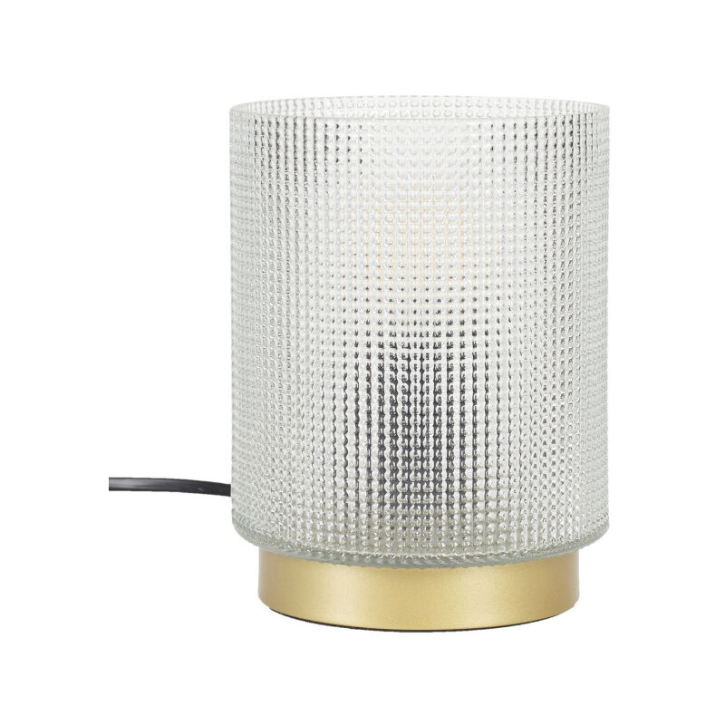 Lampe à Poser Design Embossé "Lounge" 15cm Blanc Lampe à Poser Design Embossé "Lounge" 15cm Blanc