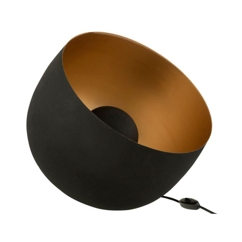 Lampe à Poser en Métal 'Mila' 43cm Noir Lampe à Poser en Métal 'Mila' 43cm Noir