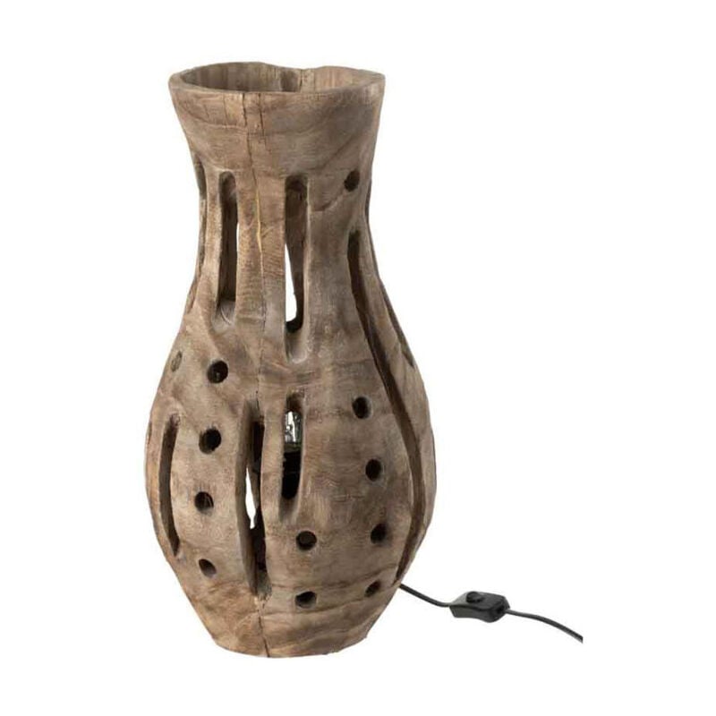 Lampe Design en Bois 'Elisabeth' 47cm Naturel