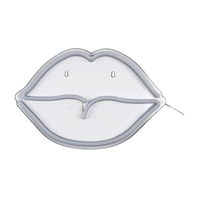 Lampe Design Néon usb 'Bouche' 42cm Rouge