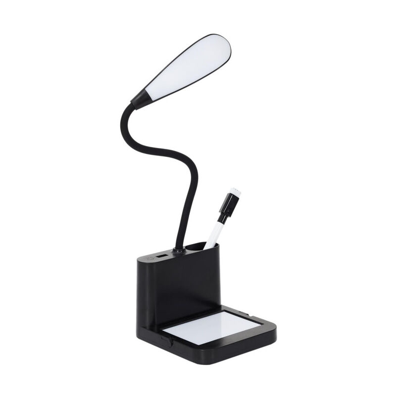 Paris Prix - Lampe Led Flexible 'Multifonction' 38cm Noir Paris Prix - Lampe Led Flexible 'Multifonction' 38cm Noir