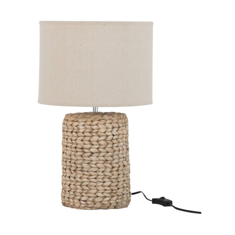 Lampe à Poser Déco Ciment 'Tressée' 48cm Naturel Lampe à Poser Déco Ciment 'Tressée' 48cm Naturel