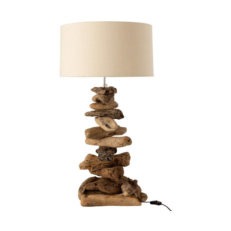 Lampe à Poser Design 'Bois Flotté' 63cm Naturel