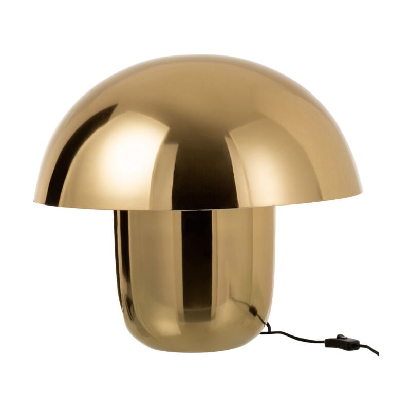 Lampe à Poser Design 'Champignon' 50cm Or