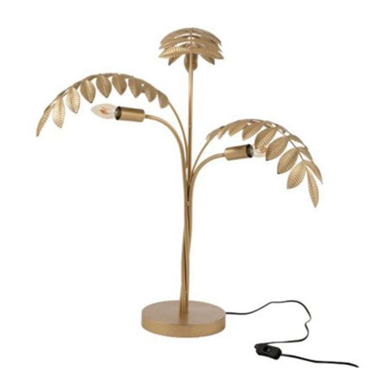 Lampe à Poser Design 'Palmier' 67cm Or