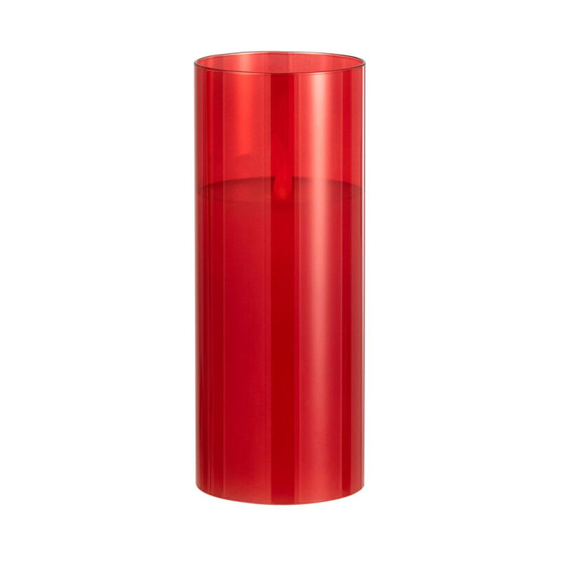 Paris Prix - Lampe à Poser Led 'Brillante' 25cm Rouge Paris Prix - Lampe à Poser Led 'Brillante' 25cm Rouge