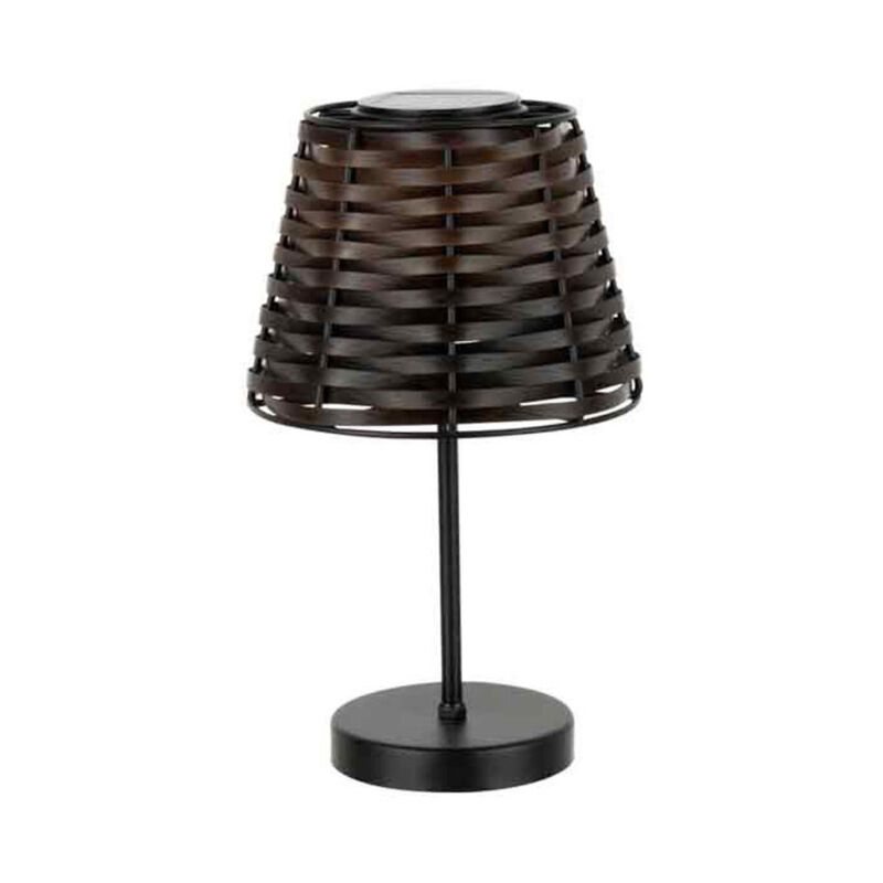 Lampe à Poser Led 'Énergie Solaire' 32cm Marron