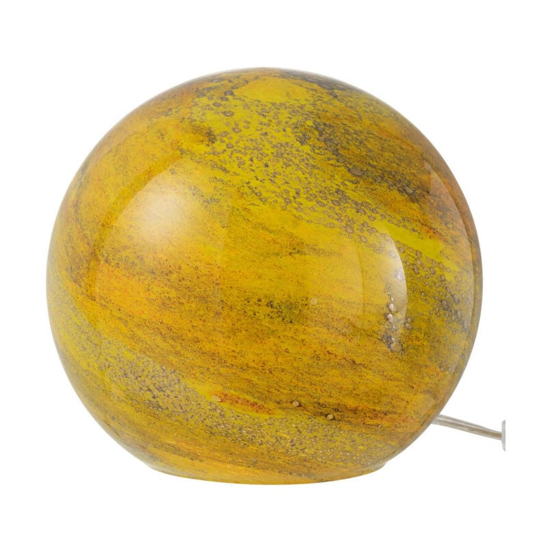 Lampe à Poser Ronde "Dany" 20cm Jaune