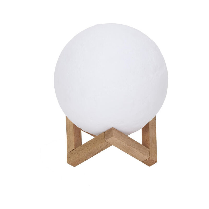 Lampe à Poser Tactile 'Lune' 15cm Blanc Lampe à Poser Tactile 'Lune' 15cm Blanc