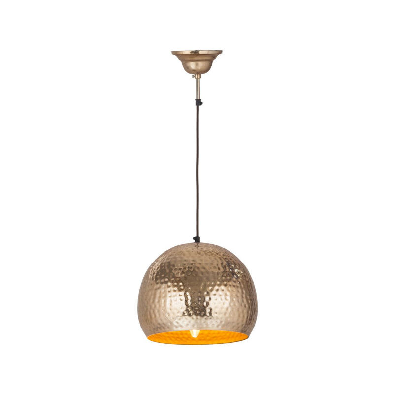 Paris Prix - Lampe Suspension Design factory Style 27cm Or