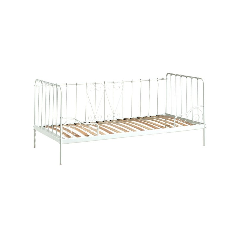 Lit Enfant Banquette 'Alice' 90x200cm Blanc