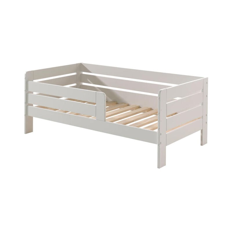 Paris Prix - Lit Enfant & Sommier 'Toddler' 70x140cm Blanc